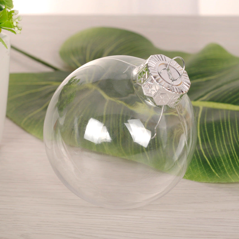 Wholesale Christmas Decoration Transparent Plastic Christmas Balls
